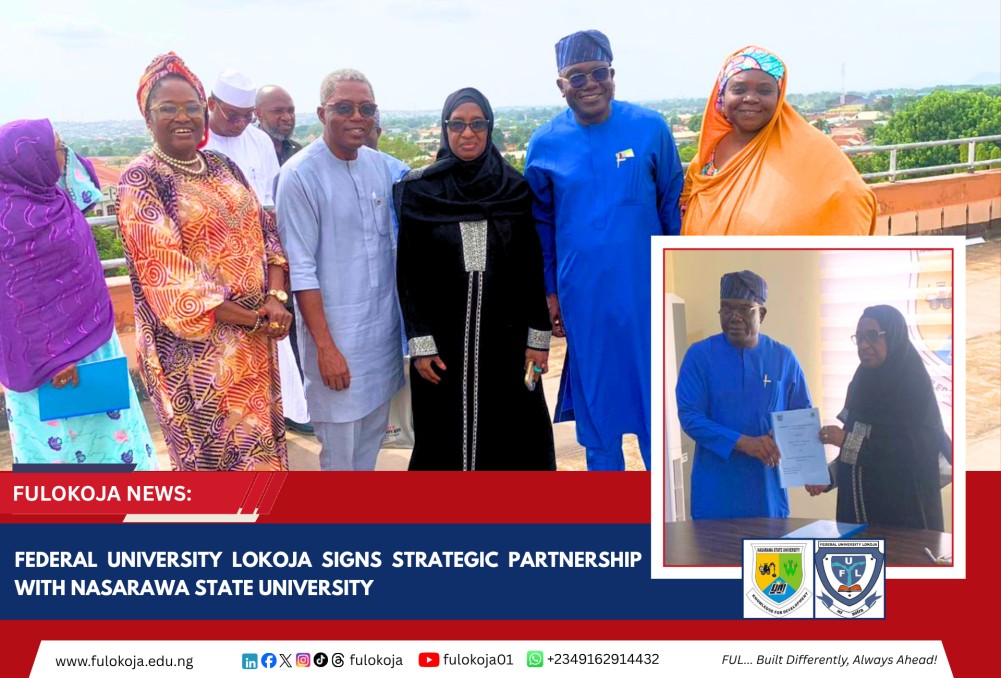 Federal University Lokoja Signs Strategic Partnership With Nasarawa State University