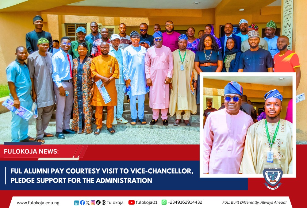 Ful Alumni Pay Courtesy Visit To Vice-chancellor, Pledge Support For The Administration