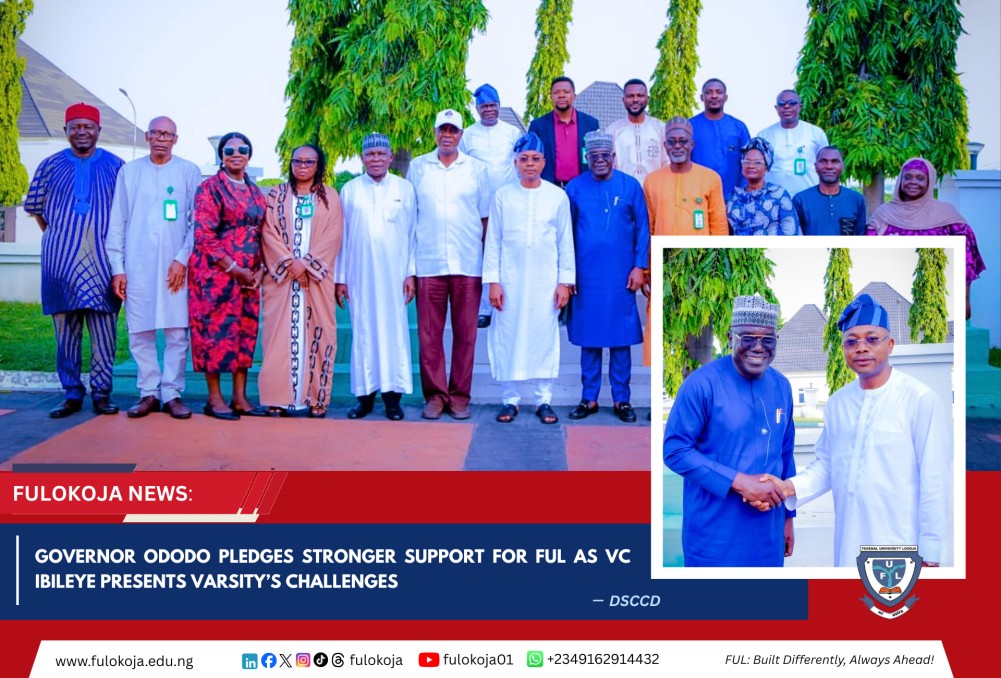 Governor Ododo Pledges Stronger Support For Ful As Vc Ibileye Presents Varsity's Challenges