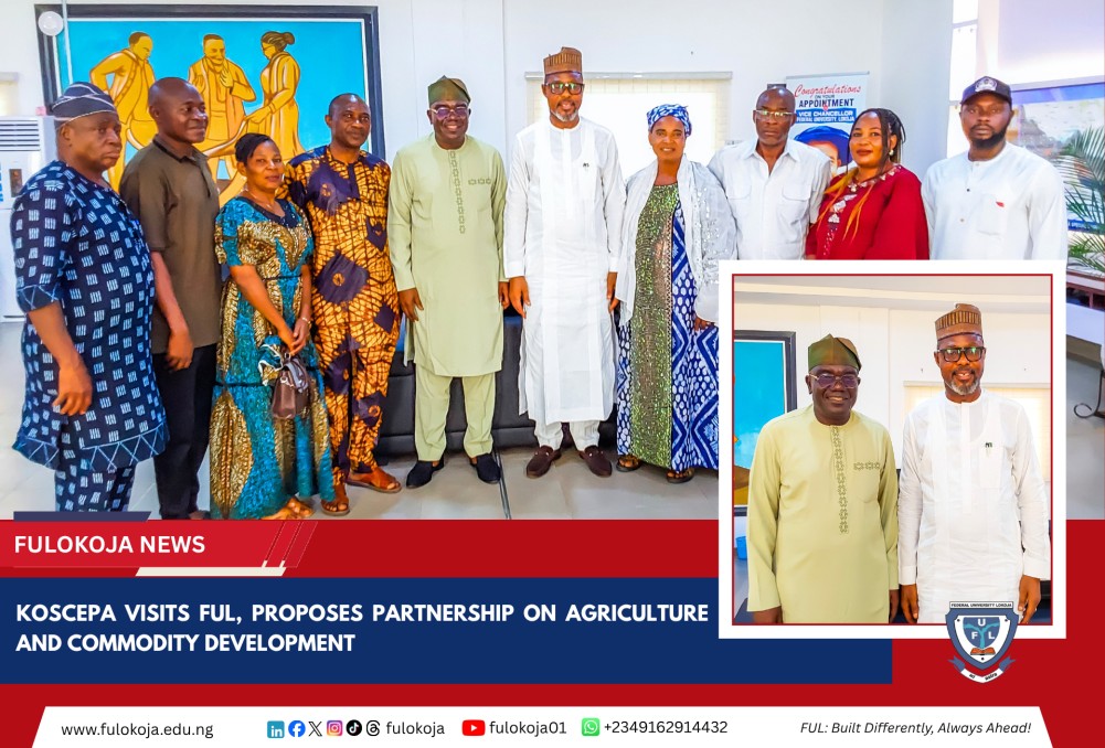 Koscepa Visits Ful, Proposes Partnership On Agriculture And Commodity Development