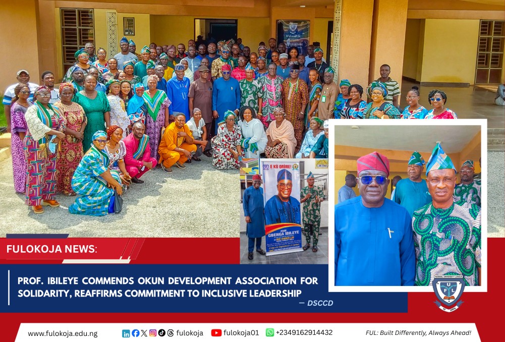 Prof. Ibileye Commends Okun Development Association For Solidarity, Reaffirms Commitment To Inclusive Leadership