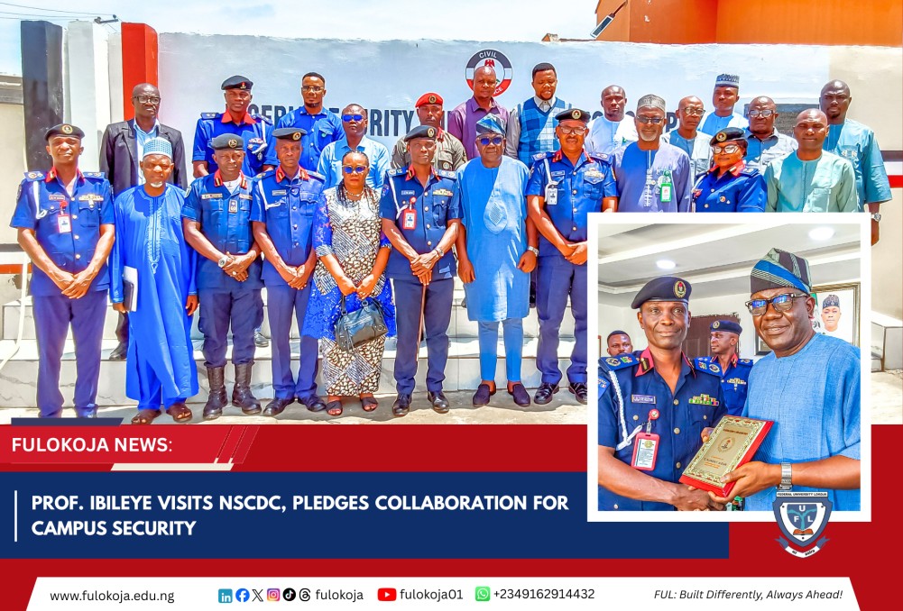Prof. Ibileye Visits Nscdc, Pledges Collaboration For Campus Security