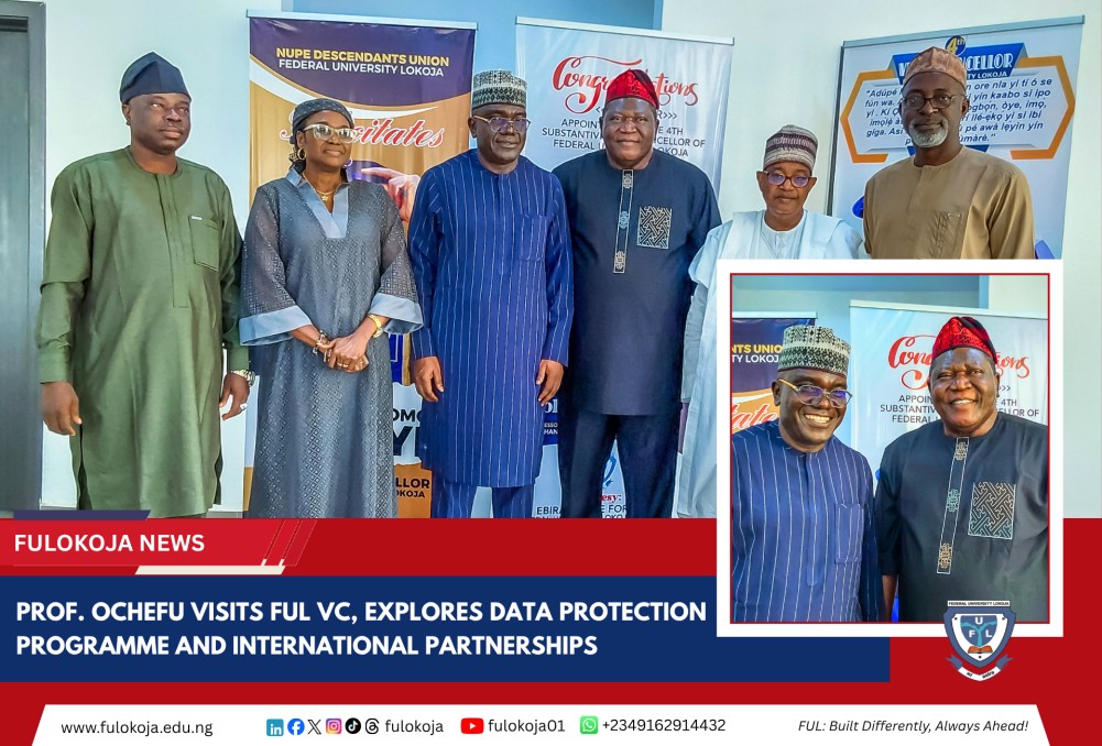 Prof. Ochefu Visits Ful Vc, Explores Data Protection Programme And International Partnerships