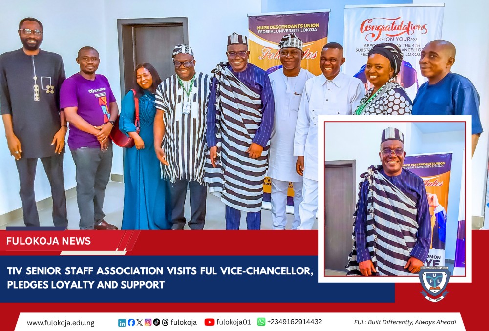 Tiv Senior Staff Association Visits Ful Vice-chancellor, Pledges Loyalty And Support